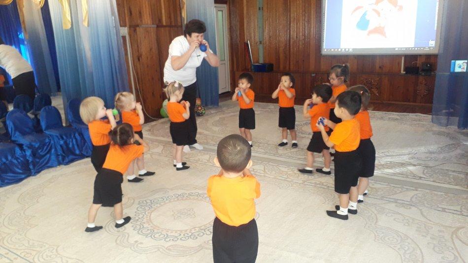 Открытая организованная деятельность в младшей группе  "Радуга"