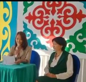 Ақын-жазушы Роза Айтжанқызының бөбекжай балаларымен кездесуі